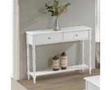STRATFORD 2 DRAWER CONSOLE TABLE - WHITE