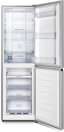 Teknix FFPH1825PX/E, 256L Fridge Freezer, Total No Frost, Silver