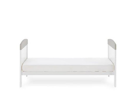 Grace Inspire Cot Bed + Fibre Mattress - Hello World Koala Grey