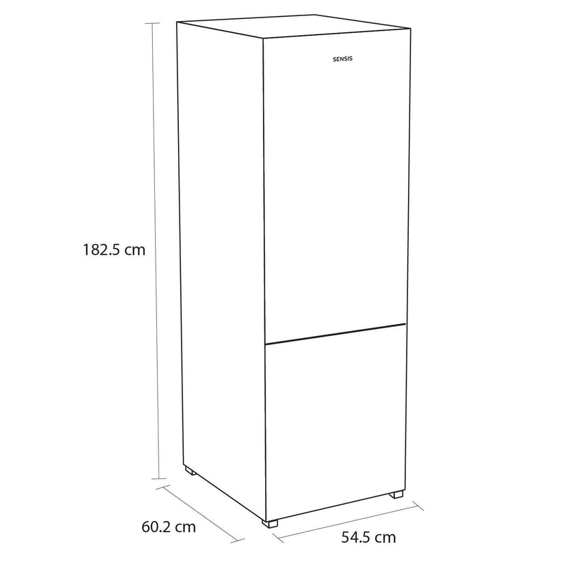 Sensis RFCMF0154EW 54.5cm 60/40 Total No Frost Fridge Freezer White