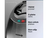 3 IN 1 sandwich/ panini/ crimp maker