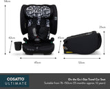 On the Go i-size Travel Car Seat - Itchy Feet Sky
