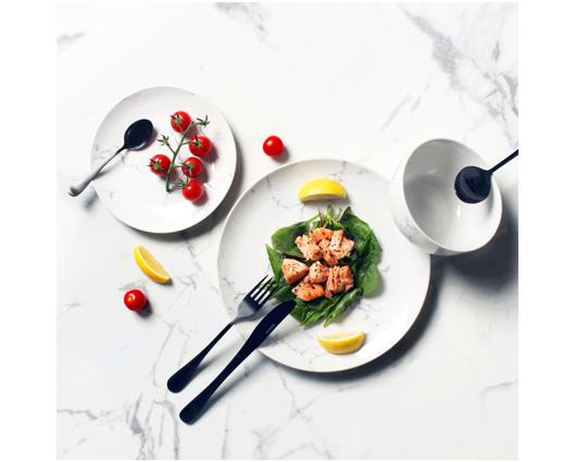 12pc Marble Dinner Set