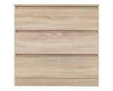 Marcus 3 Drawer Chest - Sonoma Oak Effect