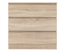 Marcus 3 Drawer Chest - Sonoma Oak Effect