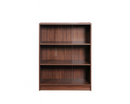 Low Wide Bookcase-Walnut