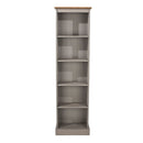 Corona Grey Tall Narrow Bookcase