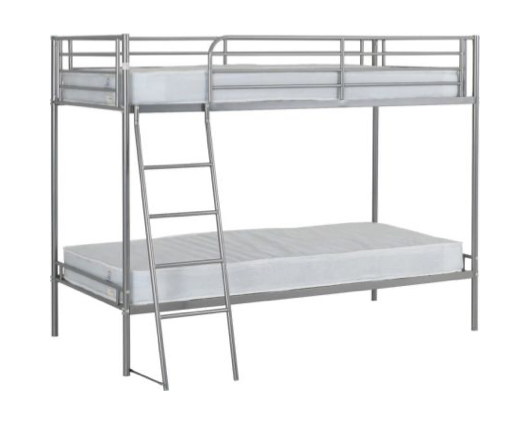 Silver Metal Bunk