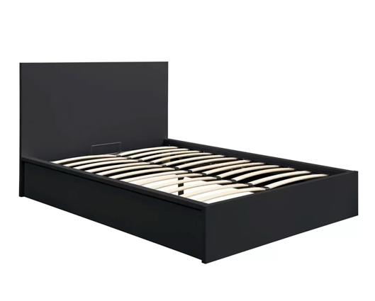 Oslo Double Ottoman Bed - Light Grey