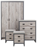 Baxter 4 Piece Bedroom Set-Grey