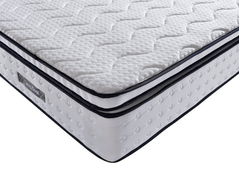 SleepSoul Space 2000 Pocket Sprung Boxtop Mattress (35cm Depth) - Super King
