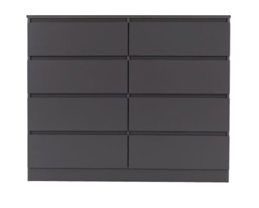 Marcus 8 Drawer Chest - Grey