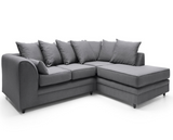 Daisy Right Hand Facing Corner Sofa - Dark Grey