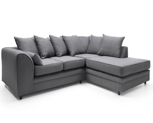 Daisy Right Hand Facing Corner Sofa - Dark Grey