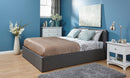 Double End Lift Ottoman Bed-Grey