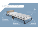 Jay-Be® Revolution Folding Bed with Rebound e-Fibre® Mattress-Single