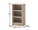Traditional Small Narrow Bookcase-Oak