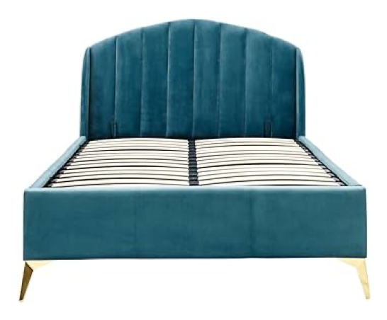 Pippa End Lift King Ottoman Bed- Teal