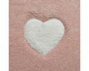 Hearts + Stars Kids  Rug  - Pink - 120cm x 170cm