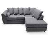 Daisy Right Hand Facing Corner Sofa - Dark Grey