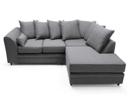 Daisy Right Hand Facing Corner Sofa - Dark Grey