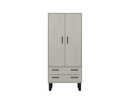 Telv 2 Door, 2 Drawer Wardrobe