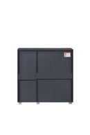 Euston 3 Door Shoe Cabinet - Dark Grey