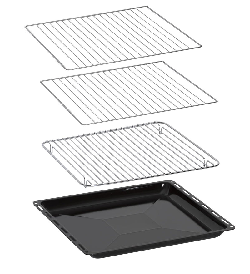 C60CMRBL Creda Mini Range Black 60cm Ceramic Double