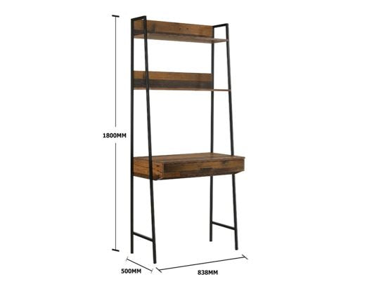 Burr Desk with 1 Drawer