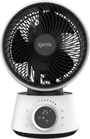 Igenix 9 Inch Digital Turbo Air Circulator Fan - White