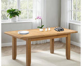 WINDSOR EXTENDING DINING TABLE - NATURAL OAK