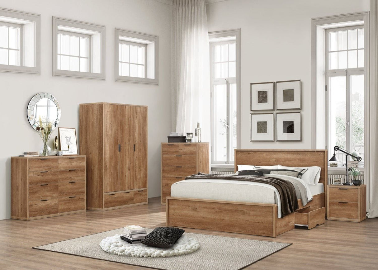 Sullivan 3 Door 2 Drawer Wardrobe
