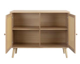Croxley Rattan 2 Door Sideboard - Oak