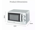 Tower 20L 800W Manual Microwave