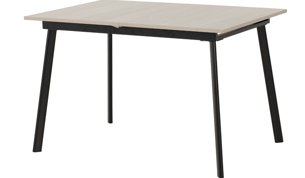 AVERY EXTENDING DINING TABLE - CONCRETE/GREY OAK EFFECT