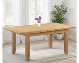 WINDSOR EXTENDING DINING TABLE - NATURAL OAK