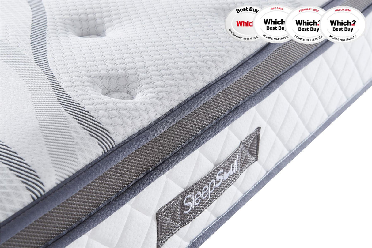 Roll Up Heaven 1000 Pocket Sprung Coolgel Mattress (25cm Depth) - Double