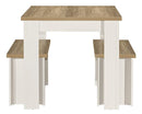 Harper Cream Dining Table & bench set