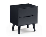 Langham 2 Drawer Bedside - Anthracite