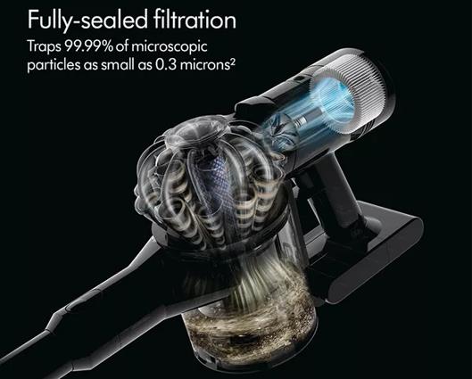 DYSON V8 Total Clean Cordless Vacuum Cleaner - Nickel & Silver