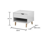 Pexton Nightstand with 1 Drawer