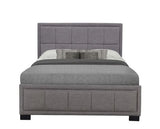 Harrison Double Bed-Grey