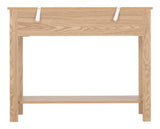 TESSA 2 DRAWER CONSOLE TABLE - NATURAL OAK EFFECT