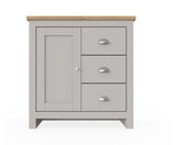 Lincoln 1 Door 3 Drawer Sideboard- Light Grey