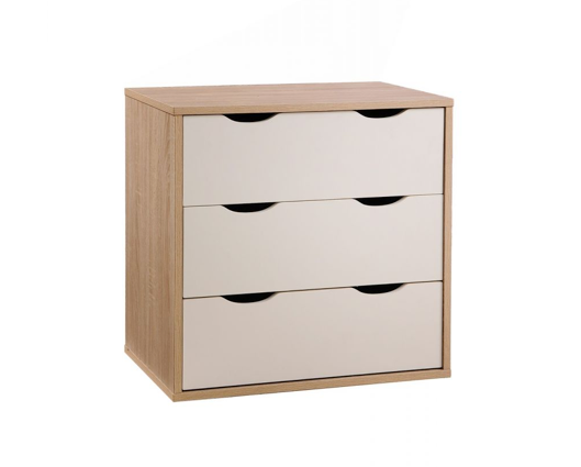 3 Drawer Chest-White