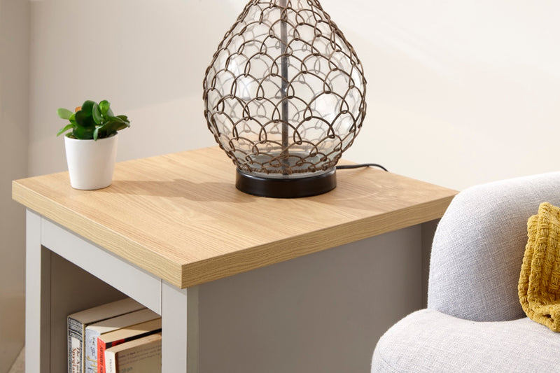 Lachlan Side Table with Shelf
