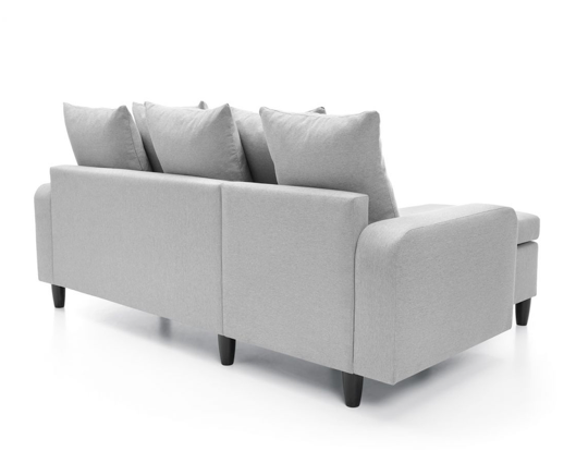 Noah Left Hand Facing Corner Sofa - Light Grey