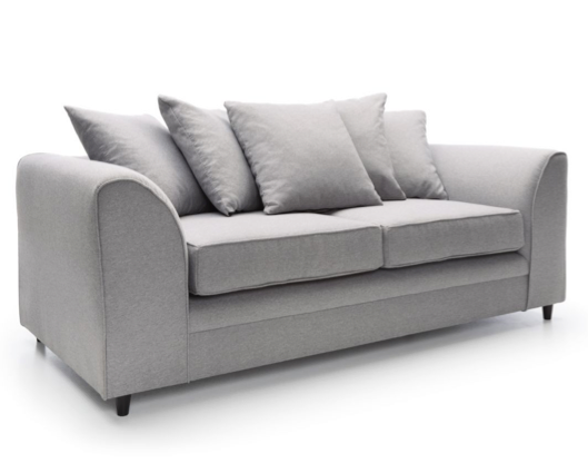 Daisy 3 Seater Sofa - Light Grey