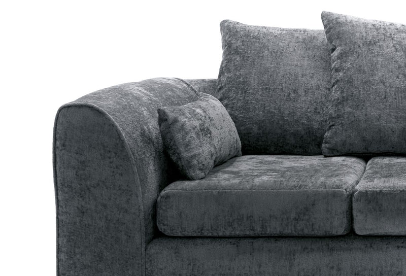 Harriet Right Hand Facing Corner Sofa - Dark Grey