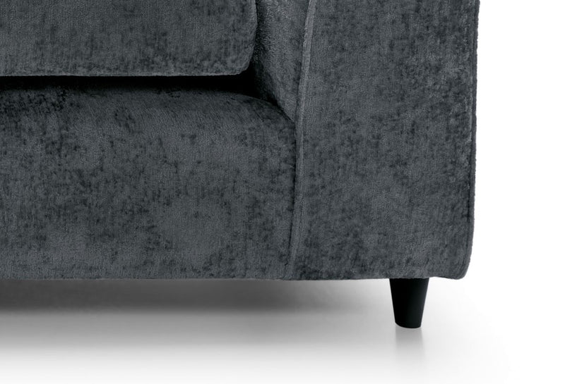 Heidi 3 Seater Sofa - Dark Grey